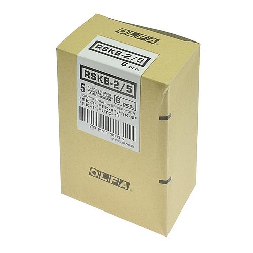 RSKB-2/5B (OLFA) | Rounded Tip Safety Blades (5 Pcs)