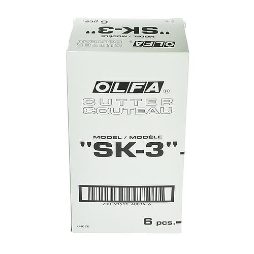 Cutter con Cuchilla de Recambio en el Mango # SK-3 (OLFA)