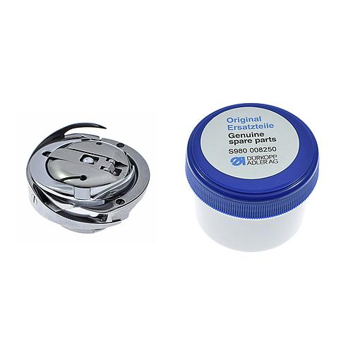 Gancho Rotativo con Caja de Bobina DURKOPP # S980 008250 R250 (Original)
