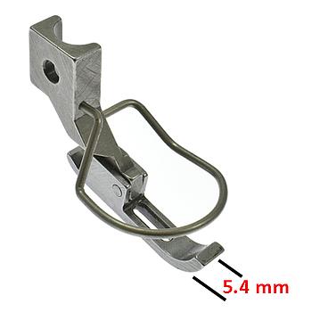 Piedino per Cerniere Largo 5,4 mm Trasporto Punta Ago con Salvadito DURKOPP 212 # 0212 002013 (Made in Italy)
