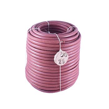 Courroie en Cuir Ø 6mm pour Machine à Coudre (Rouleau 25m) - Made in Italy