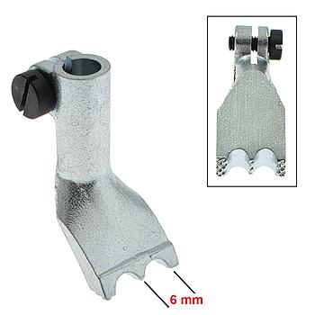 Outer Presser Foot 6mm Double Grooved PFAFF 1425 # 1052/03 (Made in Italy)