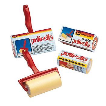 Spazzola di Carta Adesiva "PULIRELLA SUPER" con Ricambio - Made in Italy