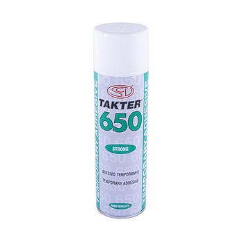 TAKTER 650 | Adhesivo Temporal Spray - Fuerte - para Bordado (500 ml)
