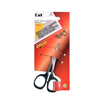 Forbici per Ricamo 4" (10 cm), Lame Curve KAI # N5100C