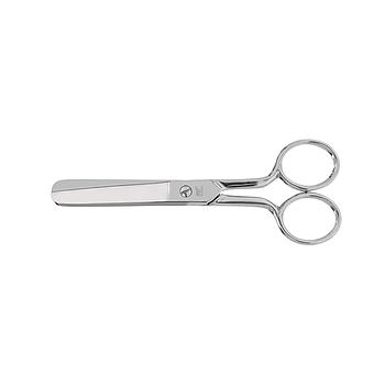 Tijeras Niqueladas con Punta Redondeada 10,1 cm (4") - Made in Italy (FENNEK)