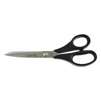 Ciseaux de Tailleur en Acier Inoxydable 18 cm (7"), Manches en Plastique - Made in Italy (FENNEK)