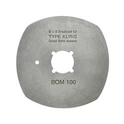 4-Sided Blade Ø 100 mm (Outer), Ø 22 mm (Inner) KURIS BOM 100, 101 # 16022 (Made in Germany)