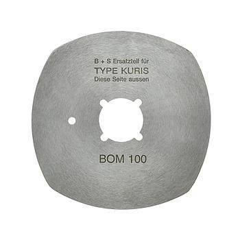 4-Sided Blade Ø 100 mm (Outer), Ø 22 mm (Inner) KURIS BOM 100, 101 # 16022 (Made in Germany)