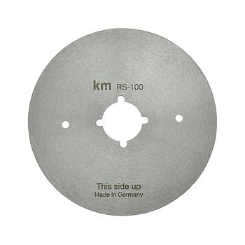 Cuchilla Redonda Ø 100 mm (Externo) - Ø 21 mm (Interno) KM RS-100 (Made in Germany)