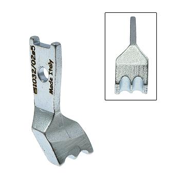 12766 | Piedino Posteriore, Doppia Scanalatura PFAFF, JUKI (Made in Italy)