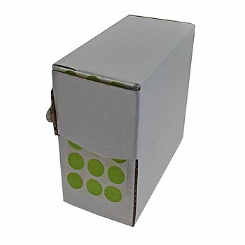 Magnetic Defect Identification Sticker Ø 1,0 cm - ACID GREEN (5000 Pcs)