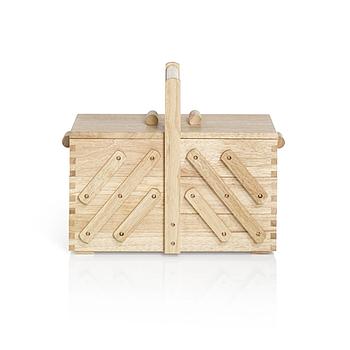 Cassetta Portalavoro Legno Chiaro (S) PRYM # 612545