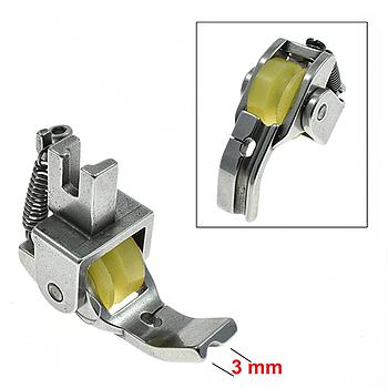 3mm Left Grooved Roller Foot with Plastic Roller
