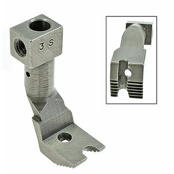 15481 | Piedino Anteriore per Filetti, Ago a Sinistra, Suola Dentata (Made in Italy)