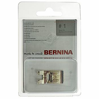 Suola Piedino per Cuciture Inverse per Piedino 1, Attacco Rapido BERNINA # 0327077000 (032.707.70.00) (Originale)