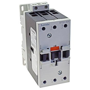 Contacteur Tripolaire, Courant d’Utilisation Ie (AC3) = 50 A, Bobine en AC 50/60 Hz, 230 VAC LOVATO # 11 BF50 00 230 (BF5000A230)