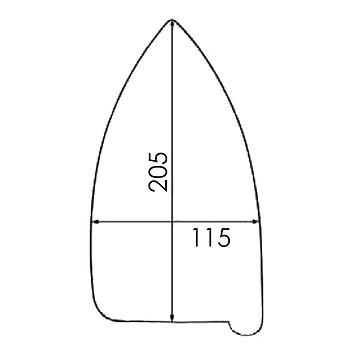 Suela de PTFE Reforzada para Plancha VEIT 2128, MACPI 028