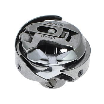 Gancho Rotativo con Caja de Bobina PFAFF # 91-060 581-91 (Original)