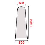 Polyester Flannel Ironing Board Cover 130x50x36 cm - Thickness 9mm