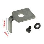 Guia Reta 4x13(H) mm para Guias NS-127 # 125/10-04 (Made in Italy)