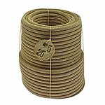 Cinghia in Cuoio Ø 5mm - Colore Naturale - per Macchina da Cucire (Rotolo 25m) - Made in Italy