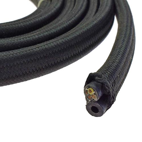 Monotubo  - Kit Composed by an Electrical Wire (4 wires x 1mm) and by a Steam Hose (Ø 4x8,5 mm) - Length 270 cm