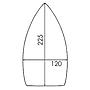 Reinforced PTFE Soleplate for Iron STIROVAP 170, VERONESI (Big)