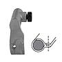Piedino Anteriore 6 mm Scanalato, Ago a Destra per Tracolle ADLER 8967 # 8967I06 (Made in Italy)