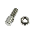 Juego de Tornillos de Repuesto para Tijeras de Recorte Niqueladas 15,2 cm (6'') - Made in Italy (FENNEK)