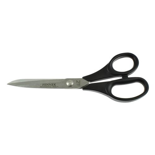 Ciseaux de Tailleur en Acier Inoxydable 18 cm (7"), Manches en Plastique - Made in Italy (FENNEK)