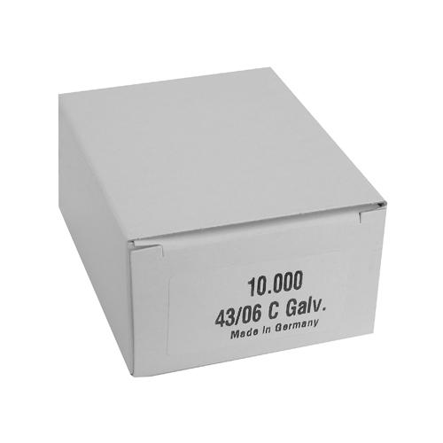43/6 RAPID | Punti 6x10mm (10.000 Pz/Scatola)