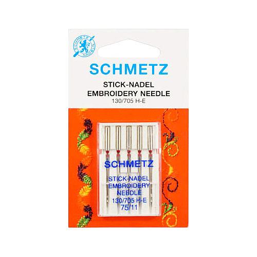 Embroidery Needles Schmetz 130/705 H-E (5 pcs)