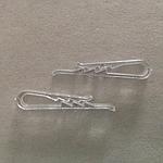 Transparent Clip for Shirts, 35 mm Long, 10,000 Pcs