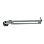 Guide Droit avec Roulette ø 14 mm # 15820/02 (Made in Italy)
