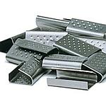 Selos de Aço Galvanizado 16x28x0,5 para Fita de Arquear Plástica PPL – 15 mm ou 16 mm (100 unid./embalagem)