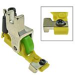 Roller Presser Foot for Invisible Zippers with Adjustable Guide # T89