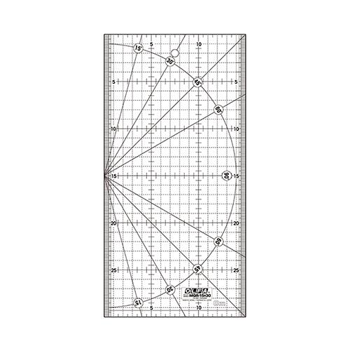 MQR-15X30 (OLFA) | 15x30cm Quilt Ruler