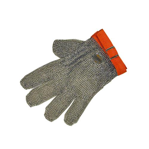 Guanto Anti-Taglio Reversibile in Acciaio - Taglia No. 4 = XL (Arancio)
