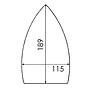 Reinforced PTFE Soleplate for Iron BISHOMATIC, MACPI 026