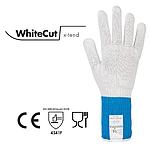 Niroflex WhiteCut x-tend White 7 / S | Cut-Resistant Glove Level F – Food Industry Grade (Brinix® Fiber + Stainless Steel)