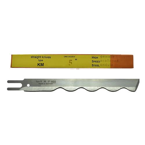 5" Wavy Narrow HSS Blade KM KS-EU (Made in Germany)