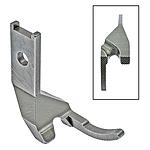 Outer Piping Presser Foot 7mm, Needle on the Left, for Corded Hemming NECCHI, PFAFF (Made in Italy)