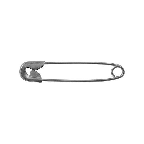 Spille Sicurezza - 44 mm - ARGENTO - con Nichel (SCATOLA 432 PZ)