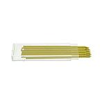 Minas de Tiza Sastre 90x3,2mm - Amarillo (12 Minas)