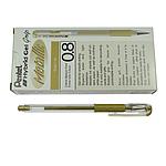 Gold Gel Roller Pen Ø 0,8 mm (12 Pcs) (PENTEL)